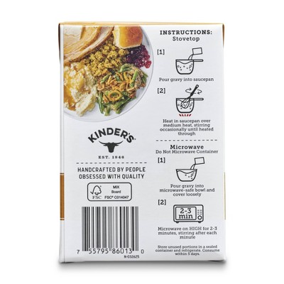 Kinder's Turkey Bone Broth Liquid Gravy - 14oz