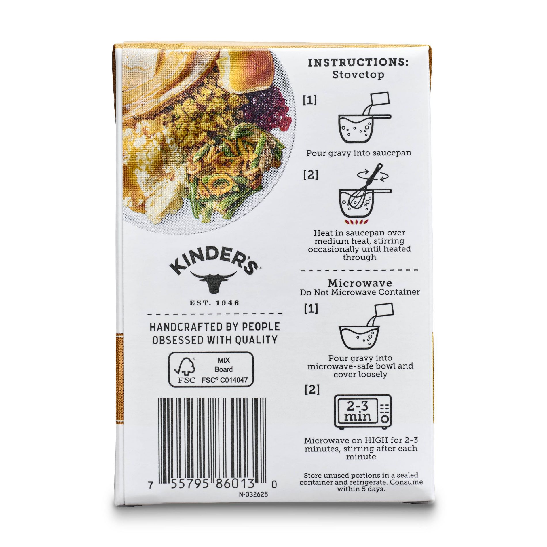 Kinder's Turkey Bone Broth Liquid Gravy - 14oz