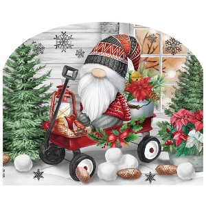 Briarwood Lane Winter Art Sign 8.25x10.25 Wagon Gnome For Winter Art Sign - 1 of 4