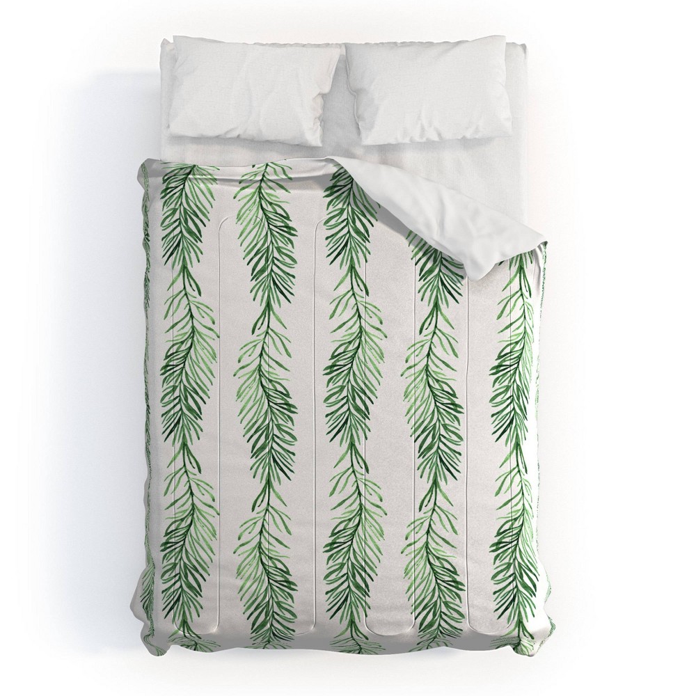 Photos - Bed Linen Queen Gabriela Fuente Natumas Polyester Comforter + Pillow Shams Green - D