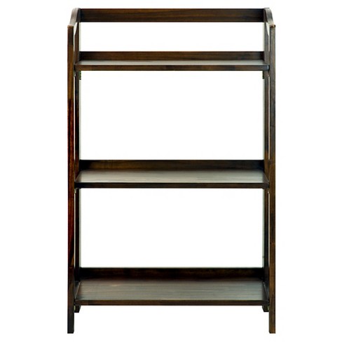 Folding hot sale bookcase target