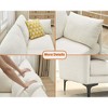 Garvee 78 Inch Sofa, 3 Seater Sofa, Comfy Modern Couch with 2 Pillows, Cozy Lounge Sofa, Sofa Couch for Living Room Apartment Bed Room, Beige - 4 of 4