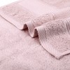 REGALWOVEN Bathroom Decorative Cotton Soft Absorbent Sold Striped Hand Towel 14" x 30" 2 Pcs - 2 of 4
