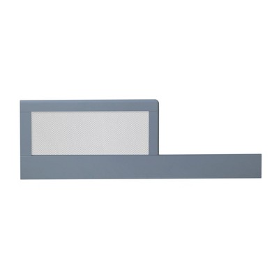 BreathableBaby Breathable Mesh Toddler Bed Conversion Kit for 3-in-1 Crib, Steel Gray