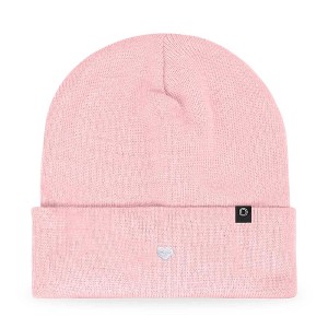 Dalix Lil Heart Embroidered Beanie Warm Winter Knit Hat Women - 1 of 4