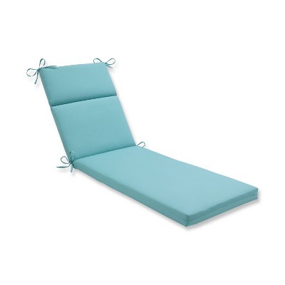 Radiance Pool Chaise Lounge Outdoor Cushion Blue - Pillow Perfect