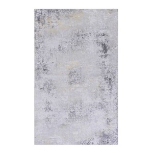 LunaLulinlk Gold Washable Rug 5x8 Area Rug (Gray+Gold, 5' x 8') - 1 of 4
