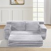 KTMBDW 70" Oversized Double Chaise,Cloud Plush Sofa Deep Seat,No Assembly Required,Modern Corduroy Loveseat Chair for Living Room - 4 of 4