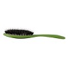 Bass Brushes BIO-FLEX Shine Hair Brush Patented Plant Handle 100% Pure Bass Premium Select Natural Boar Bristles + Nylon Pin Medium Oval Green - 4 of 4