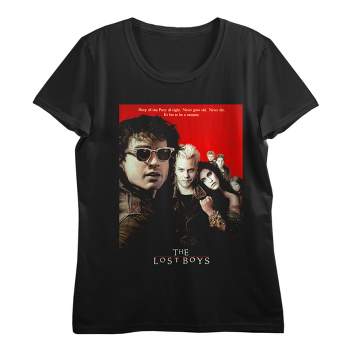 Lost Boys Poster Art Women's Black T-Shirt