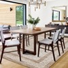 Modern Bordered Area Rugs Washable Geometric Floor Carpet - 3 of 4