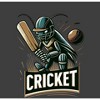 Cricket Sport Batsman Adult Crew Neck Short Sleeve Tee - 2 of 2