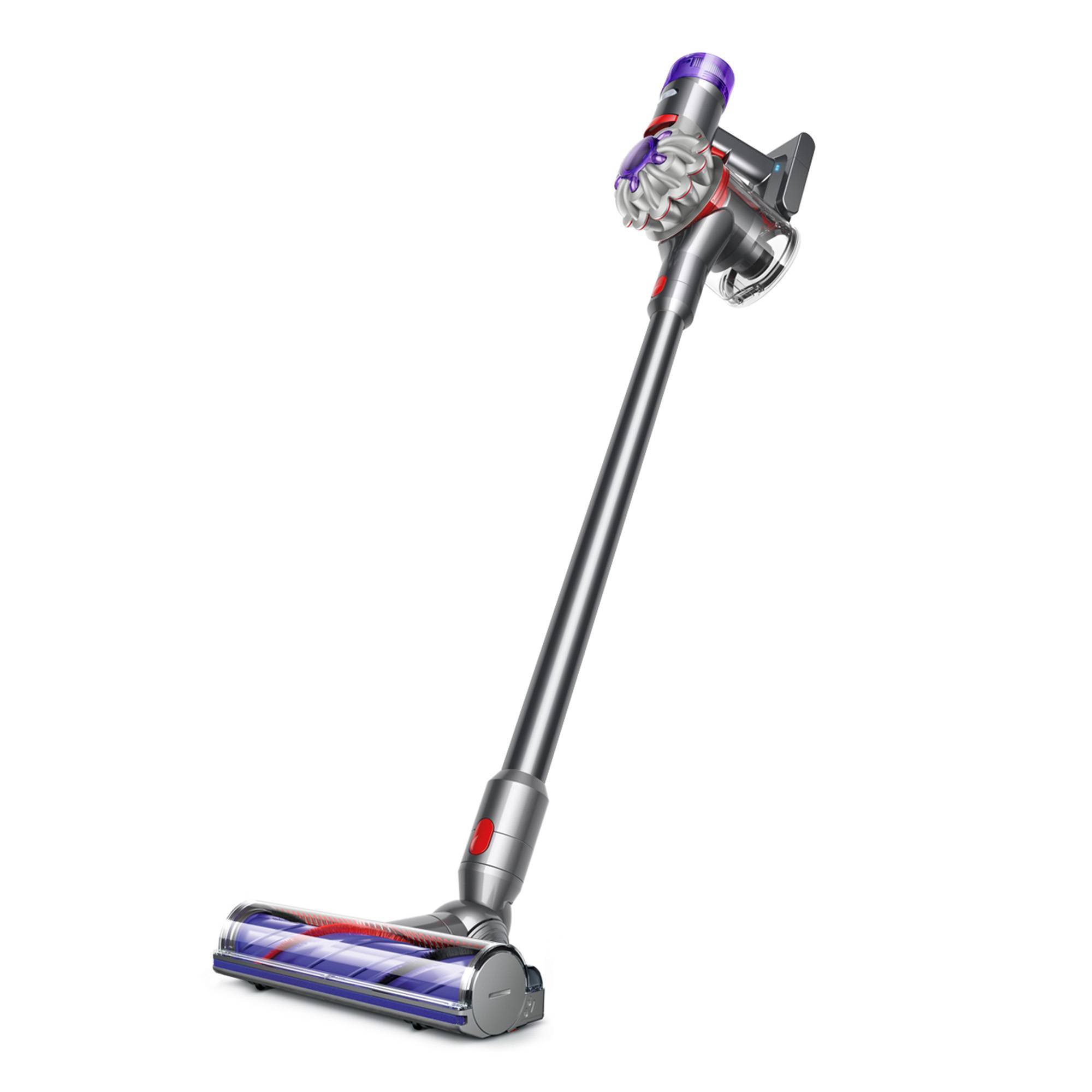 Dyson V8 Cordless Stick Vacuum 10" Cleaning Path Silver: Multi-Surface, Bagless, 40 Min Run Time, Includes Pet Hair Tool & Motorized Brush