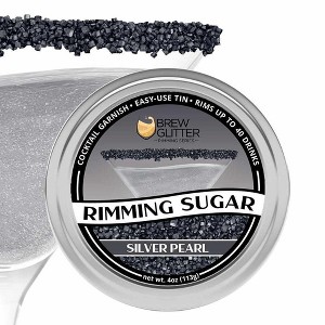 Brew Glitter Colorful Cocktail Rimming Glitter Sugar Series (1x 4oz Tin) - 1 of 4