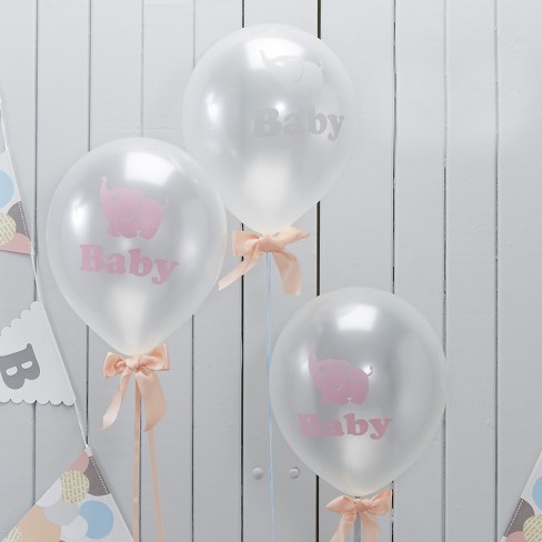10ct Ginger Ray Baby Shower Balloons Little One Target