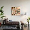 Ninola Design Watercolor checker Yuletide Wood Wall Mural - Society6 - 2 of 2