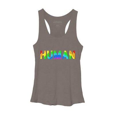 Design By Human Pride Rainbow By BetterThanLife Racerback Tank Top