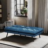 Dyonery 68" Comfy Couch with Adjustable Backrest & Foldable Design Futon Sofa Bed,Convertible Sleeper Sofa for Small Spaces Livingroom Apartment RV - 3 of 4