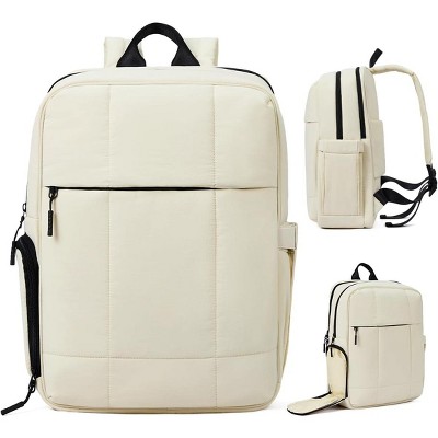 CLUCI Lightweight Travel Backpack Carry on Flight Approved, Puffy Gym Backpack with Shoe Compartment, Personal Item Travel Bag