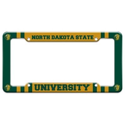 North Dakota State Bison Primary Logo License Plate Clear Frame