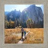 PosterPalooza | 20x20 Wide Barnwood Picture Frame, UV Acrylic, 6 Finishes - Grey, Brown, White, and Black - 3 of 4