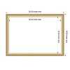 Amanti Art Florence Gold Framed Magnetic Dry Erase Board - 4 of 4