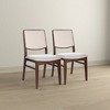 Ashcroft Furniture,Skylar Beige Fabric Dining Chair (Set Of 2) - 3 of 4