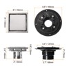Unique Bargains 304 Stainless Steel Flange Square Rapid Drainage Kitchen Shower Drain - 2 of 4