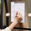 Juvale 3-Pack Large Magnetic Shopping List Pad For Fridge, Grocery Store Magnet Notepads for Meal Planner, 52 Sheets Each, Brown/ Gray, 7.5x9.5 In - 2 of 4