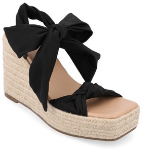 Journee Collection Womens Surria Espadrille Platform Wedge Sandals - 1 of 4
