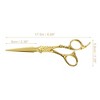 Unique Bargains Hair Scissors, Hair Cutting Scissors, Professional Barber Scissors, Stainless Steel Razor, 6.89 Inches Long - 4 of 4