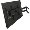 Mount-It! TV Wall Mount Full Motion, Center and Corner Installation, Tilt, Extend, Articulating TV Wall Bracket Fits up to 65 Inch TVs, Black - 3 of 4
