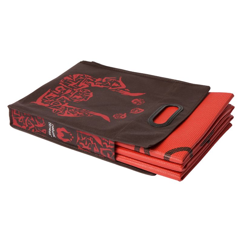 Natural Fitness Lifeline Folding Yoga Mat - Red (4mm), 1 of 5