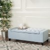 Vynxaria Light Sky Storage Ottoman - Stylish & Functional Organizer - 2 of 4