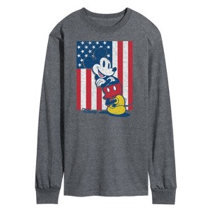 Men's - Disney - Americana Long Sleeve Graphic T-Shirt - 1 of 4