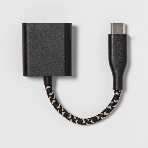 3.5mm Dongle USB C heyday Black Gold