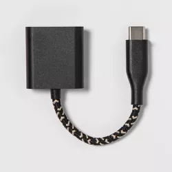 heyday™ 3.5mm Dongle USB-C - Black/Gold