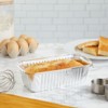 Juvale 50 Pack Disposable Aluminum Loaf Pans with Lids, 22oz Tins for Baking, Heating, Storing, 8.5 x 2.5 x 4.5 In - 2 of 4
