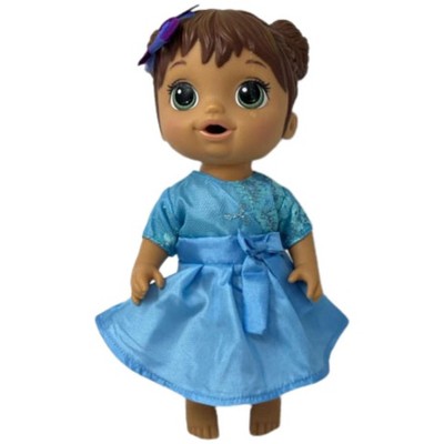 Doll Clothes Superstore Lace And Silk Dress Fits 12 Inch Baby Alive And Little Baby Dolls