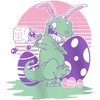 Girl's Rugrats Reptar Easter Eggs T-Shirt - 2 of 4