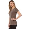 Rekucci Short Sleeve Scoop Neck Stretch T-Shirt for Women - 2 of 3