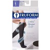 Truform Women's Compression Stockings, 20-30 mmHg, Knee High Length, Open Toe, Opaque - 4 of 4