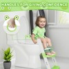 Potty Training Seat with Step Stool Ladder, Adjustable Height with Anti-Slip Pads for Toddlers - 4 of 4