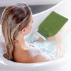Unique Bargains Double Side Shower Gloves 8.66"x5.31" Green 1 Pc - 2 of 4