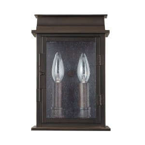 Capital Lighting Bolton 2 - Light Wall Light in  Oiled Bronze - 1 of 4