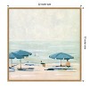 Amanti Art If Its the Beaches II by Emma Scarvey Canvas Wall Art Print Framed 22 x 22-in. - 4 of 4