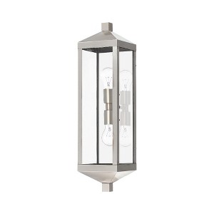 Livex Lighting Nyack 2 - Light Wall Light in  Brushed Nickel - 1 of 2