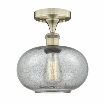 Gorham - 1 Light Semi-Flush Mount In Industrial Style-10.75 Inches Tall and 9.5 Inches Wide
