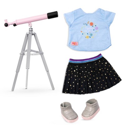 Our Generation Science Outfit with Pink Telescope for 18" Dolls - Hidden in the Stars