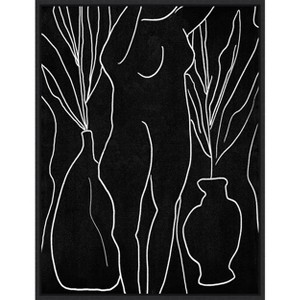 Amanti Art Summer Portrait I Woman and Vases by Melissa Wang Canvas Wall Art Print Framed 18 x 24-in. - 1 of 4